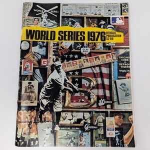 World Series 1976 Program Official MLB Baseball